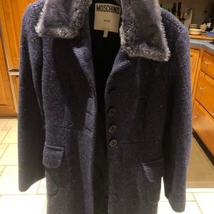 Purple tweed coat - excellent condition